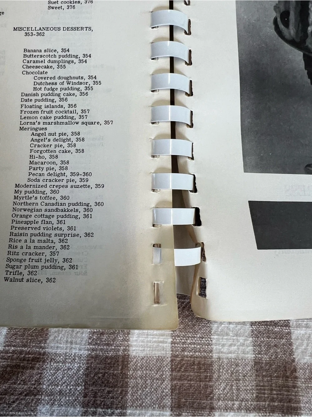 Vintage cookbook favorite eastern star recipes dessert